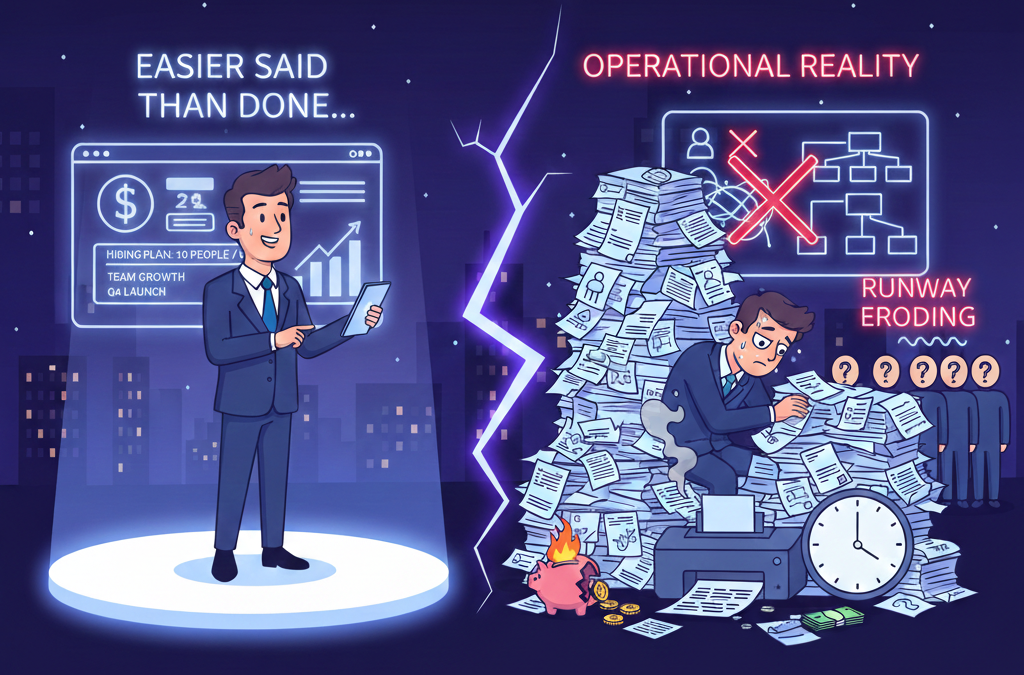 Hiring plans in pitch decks