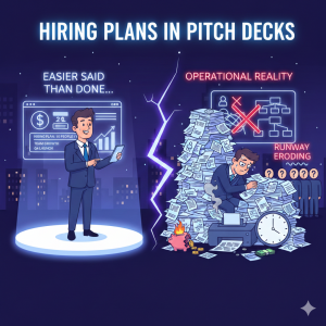 Hiring plans in pitch decks